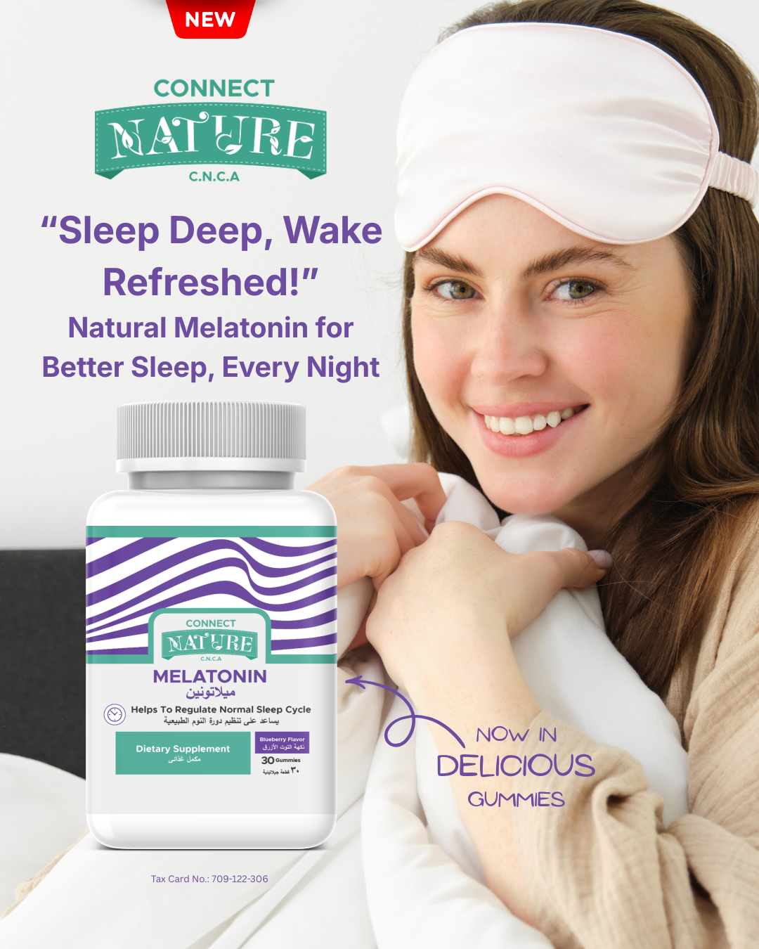 Connect Nature Melatonin 2mg Gummies