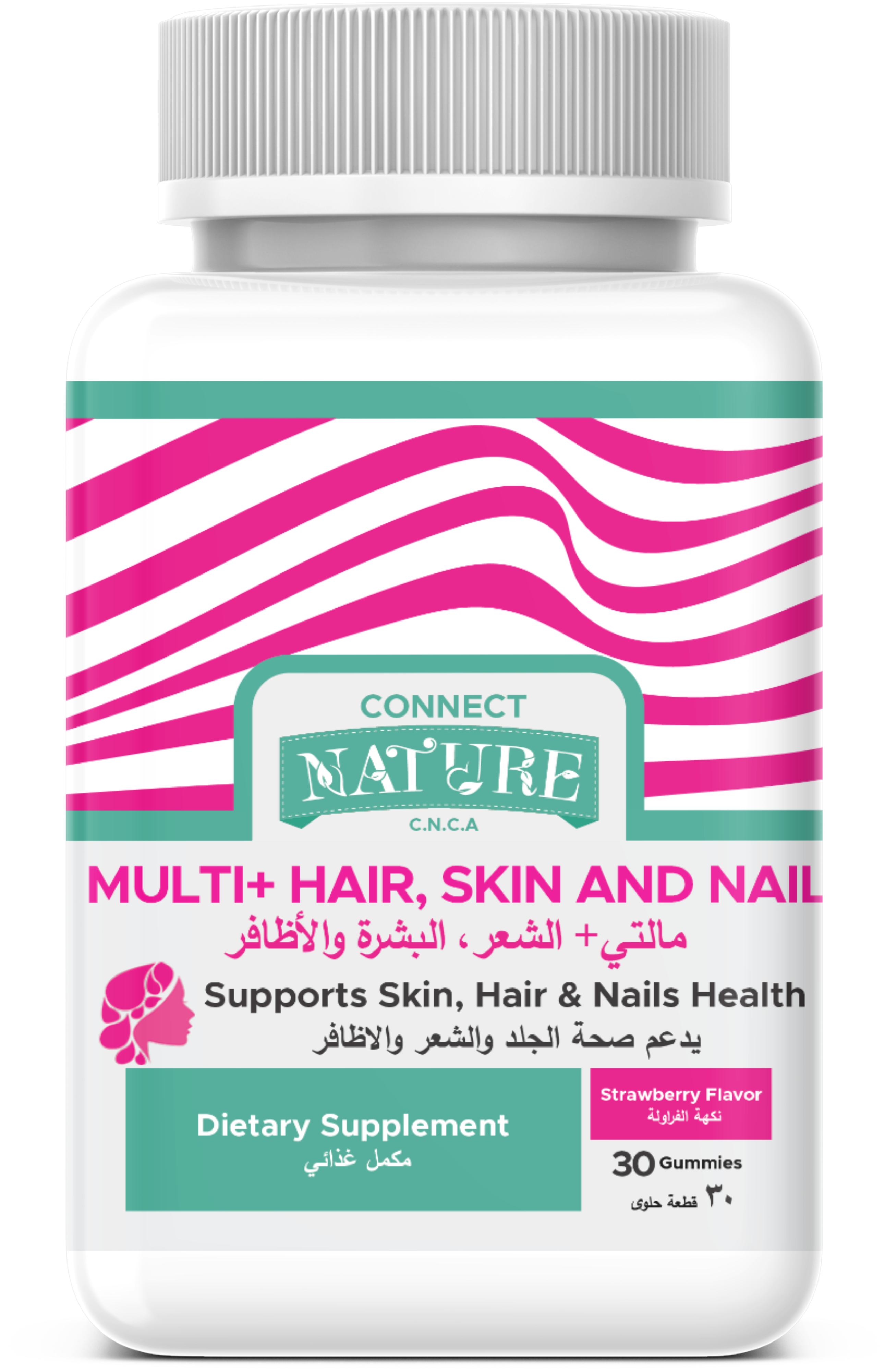 Connect Nature Multi Plus Hair, Skin & Nails Gummies